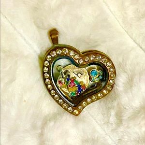 Heart Pendant with charms